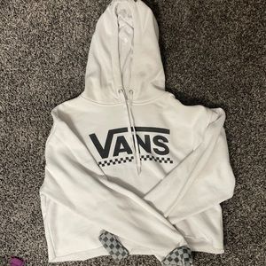 cropped vans sweatshirt